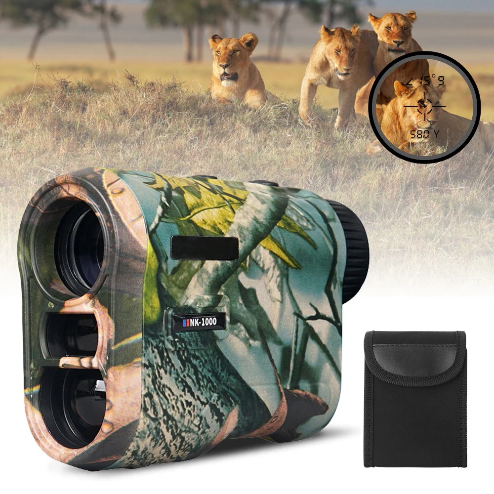 

Hunting Rangefinder 6.5X Magnification Shooting Rangefinder 1000m Telescope Distance Meter Monocular Range Finder for Bow Hunt