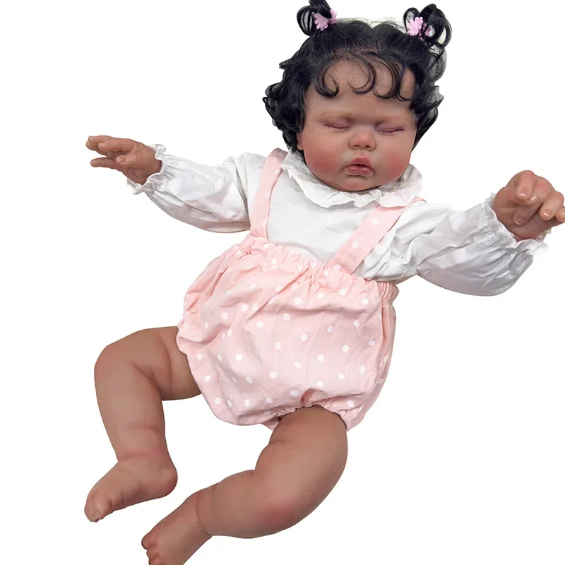 Amazon Lifelike Reborn Reborn Baby Dolls Brown Skin 66CM Already
