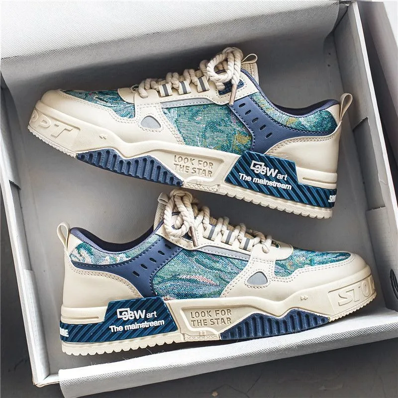 

Summer New Men Fashion Casual Sneakers Lightweight Breathable Running Shoes Designer Brand Skateboard Shoes Tennis Training Shoe