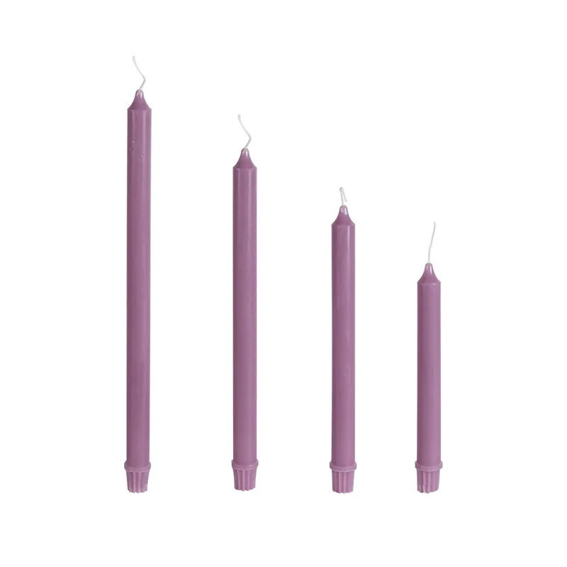 Description Picture 6 of itemGear Peaked Cylindrical Rod Candle Mold Diy Pinstripe Cylindrical Candle Making Supplies Acrylic Pc Plastic Mold Kit Home Decor