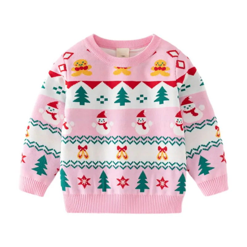 

Holiday Magic on Threads: Cute Christmas Deer Knit Pullover for Boys and Girls, 2-8 Years