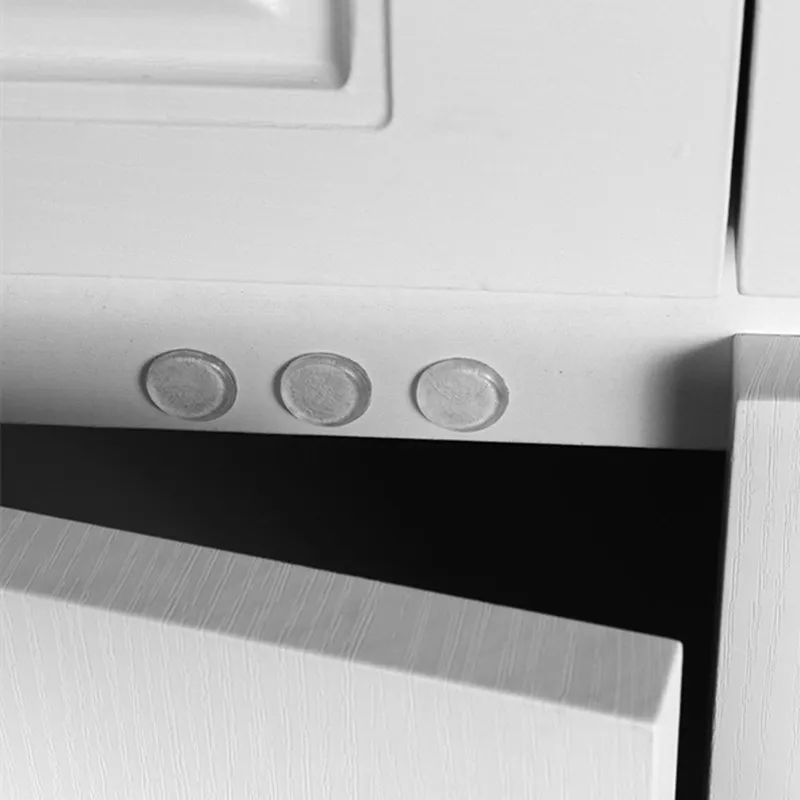 Rubber Muffling Anti-collision Door Stops Silicone Cabinet Drawers Cabinet Bumpers Furniture Hardware 40-50pcs/set KK&FING Silicone Furniture Pads Rubber Furniture Pads Silicone Door Stoppers Rubber Door Stoppers
