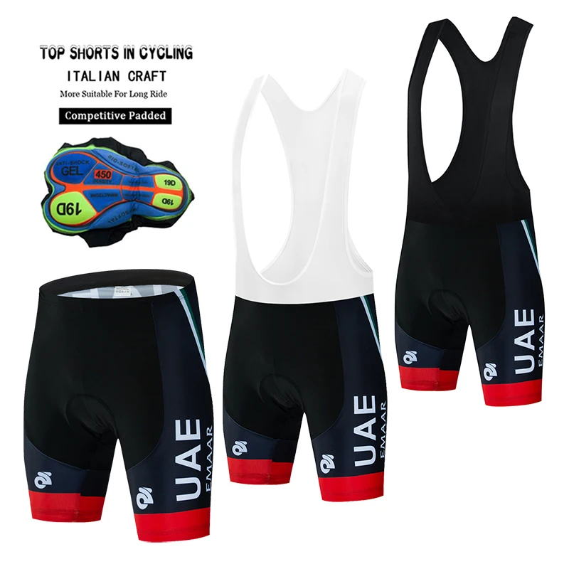 UAE Summer Cycling Bib Shorts Breathable Sport Mountain Bicycle Cycling Pants Bike Shorts culotte ciclismo hombre bicycle shorts cycling bib shorts cycling shorts cycling pants