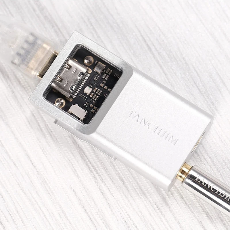 Headphone Amplifier Portable DAC Amplifier TANCHJIM SPACE Portable Mini USB DAC AMP Dual CS43131 Chip TYPE-C to 3.5+4.4mm DSD256 PCM768 High/Low Gain