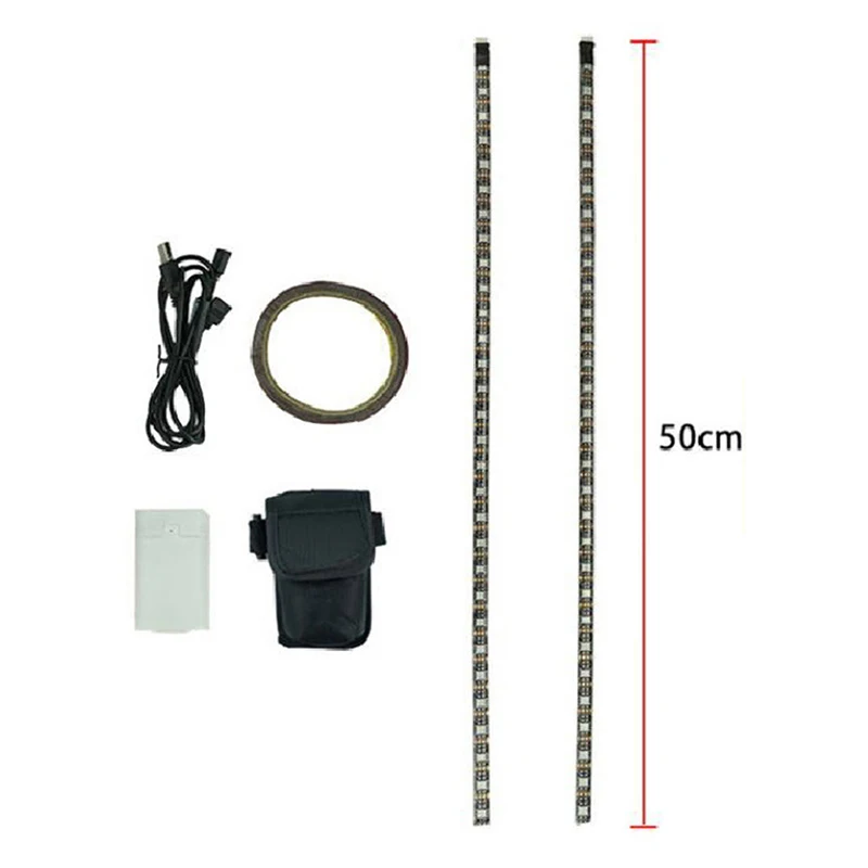 LED Strip Light Electric Scooter Accessories Scooter Accessories Scooter LED Strip 1 Set Waterproof LED Strip Flashlight Bar Lamp For Xiaomi M365 Electric Scooter Skateboard Night Chassis Light