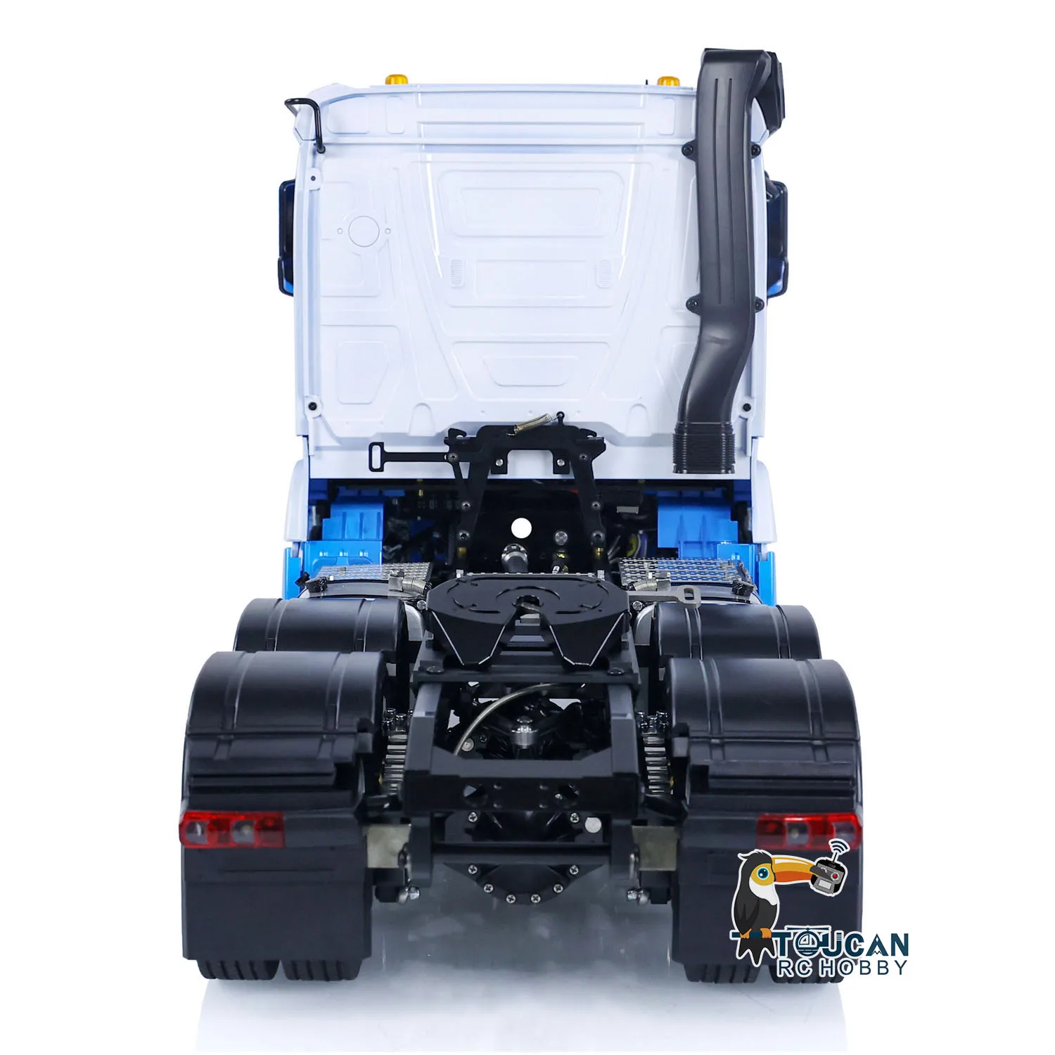 LESU RTR 1/14 RC Tractor Truck 6x6 FlySky I6S Wireless Control Car Model Metal Chassis Sounds Lights Toys Toucanhobby THZH1678 4