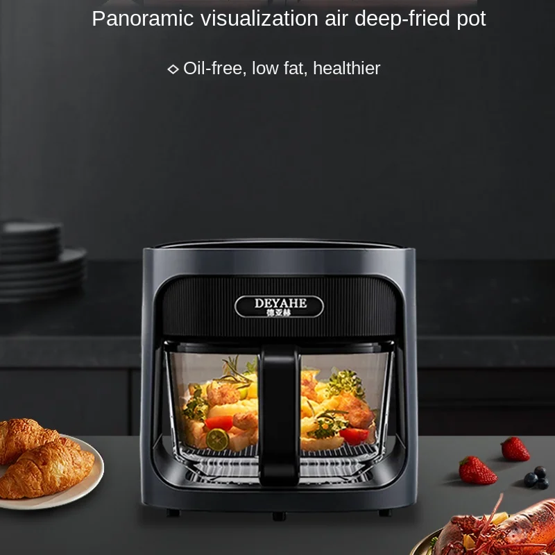 多機能オイルフリーエアフライヤー,電気オーブン,統合されたビジュアル  