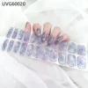 Multicolor Decals Gel Nail Stickers for UV Lamp Full High Quality Use 100% Nail Gel Maniko Semi Cured Gel Nails Strips Nail Art 5