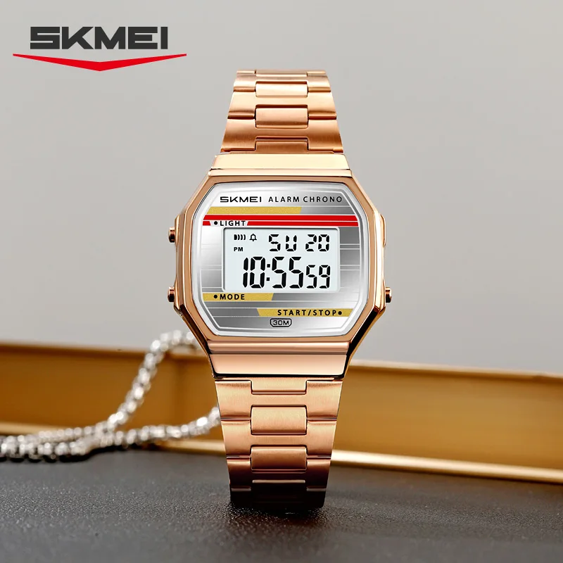 รูปสินค้า นาฬิกาจับเวลาดิจิทัล SKMEI 2514 นาฬิกาปลุก แสดงวันในสัปดาห์ นาฬิกาผู้ชาย