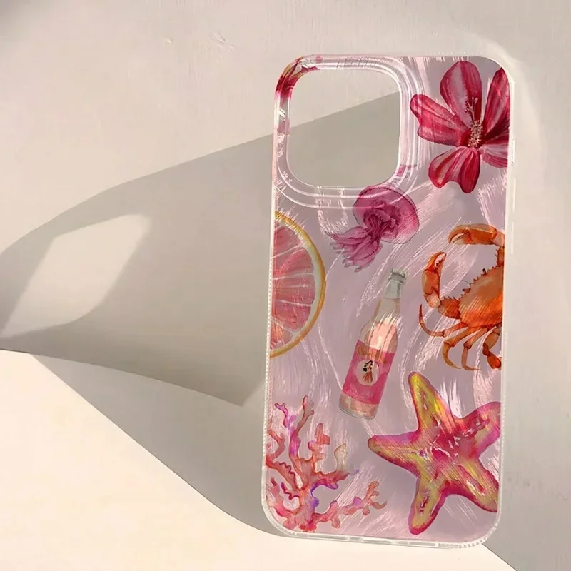 Ocean Marine Life Themed Protective Case with Enhanced Design and Durability