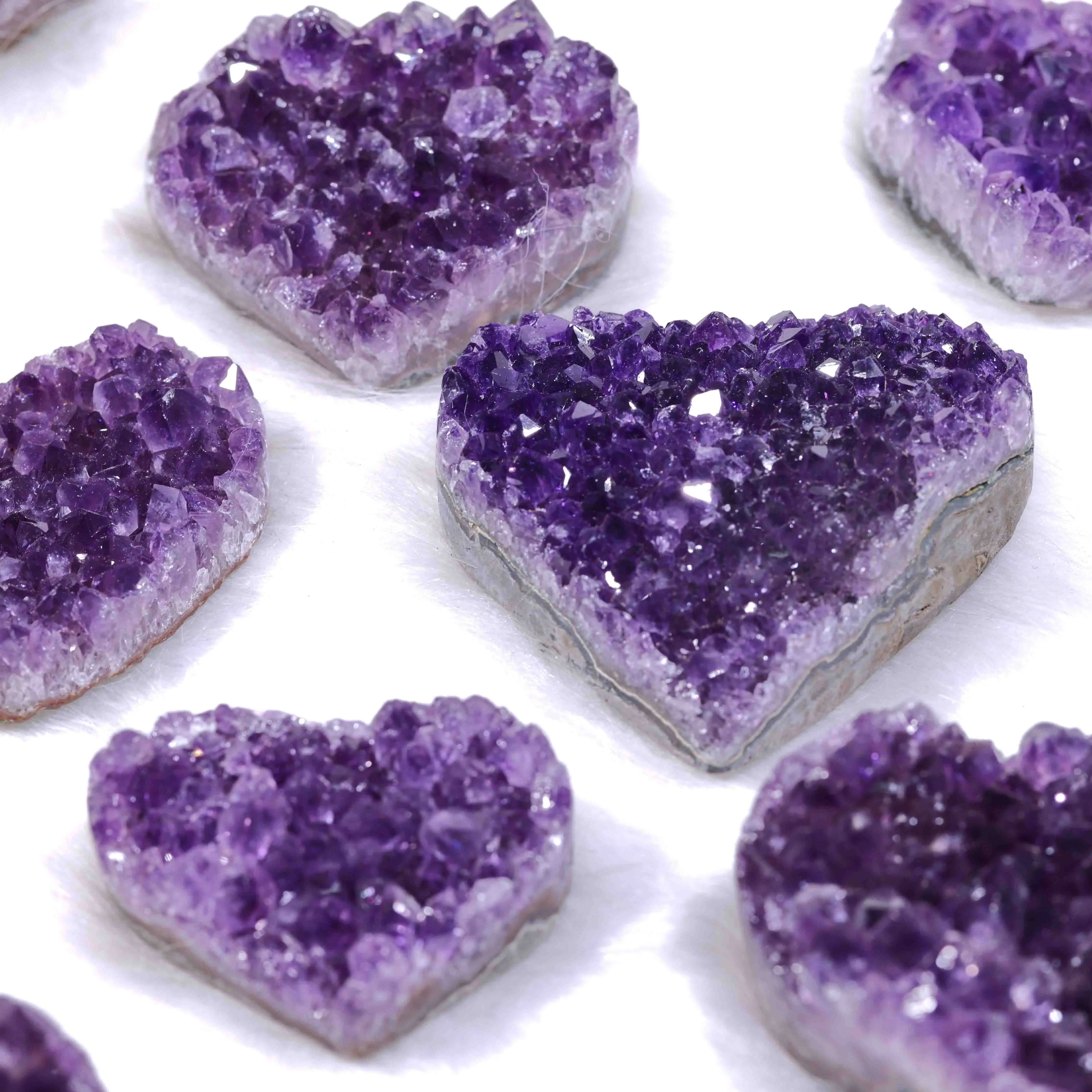 

Натуральный Аметист, кристалл геода, кластер, лечебные камни для украшения