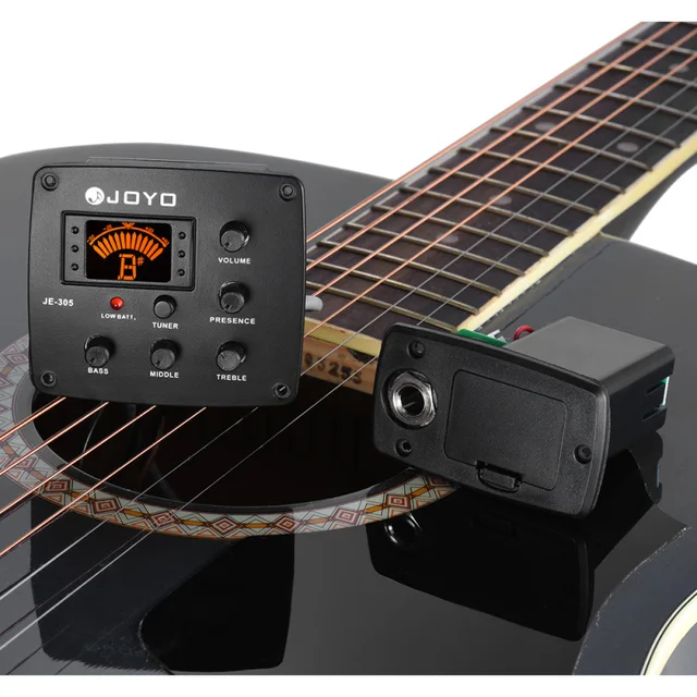 Preamplificatore Per Chitarra Alnicov Con Tuner - Equalizzatore 3 Band E Display LCD - Foto 7