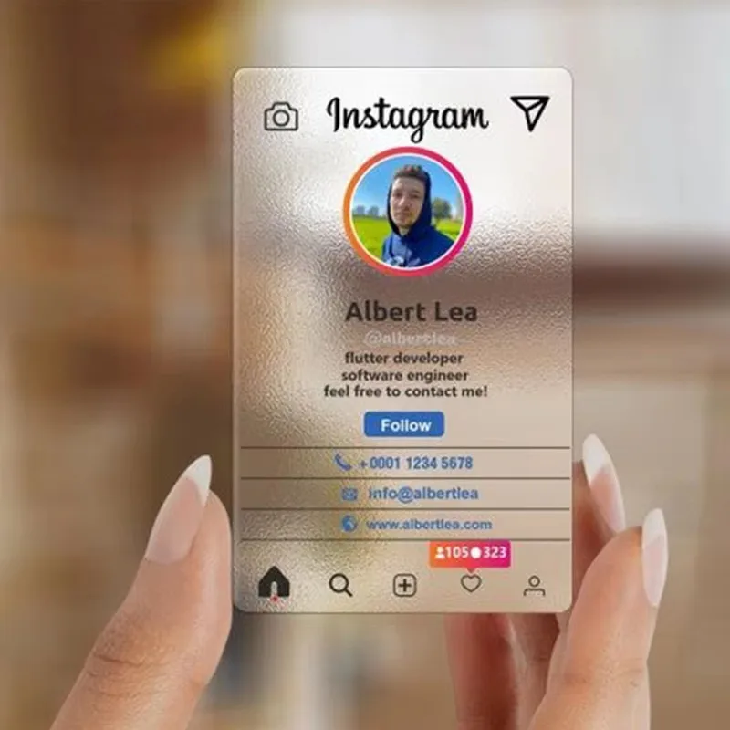 New Business Card Customization Europa 8 Lines Poland Waterproof Business Card Printing Free Design Rounded cccm Corners