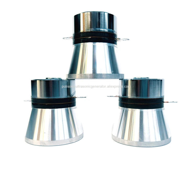 28khz 120W PZT4 Piezo Ceramic Vibration Ultrasonic Transducer For Auto Parts Ultrasonic Cleaner Machine