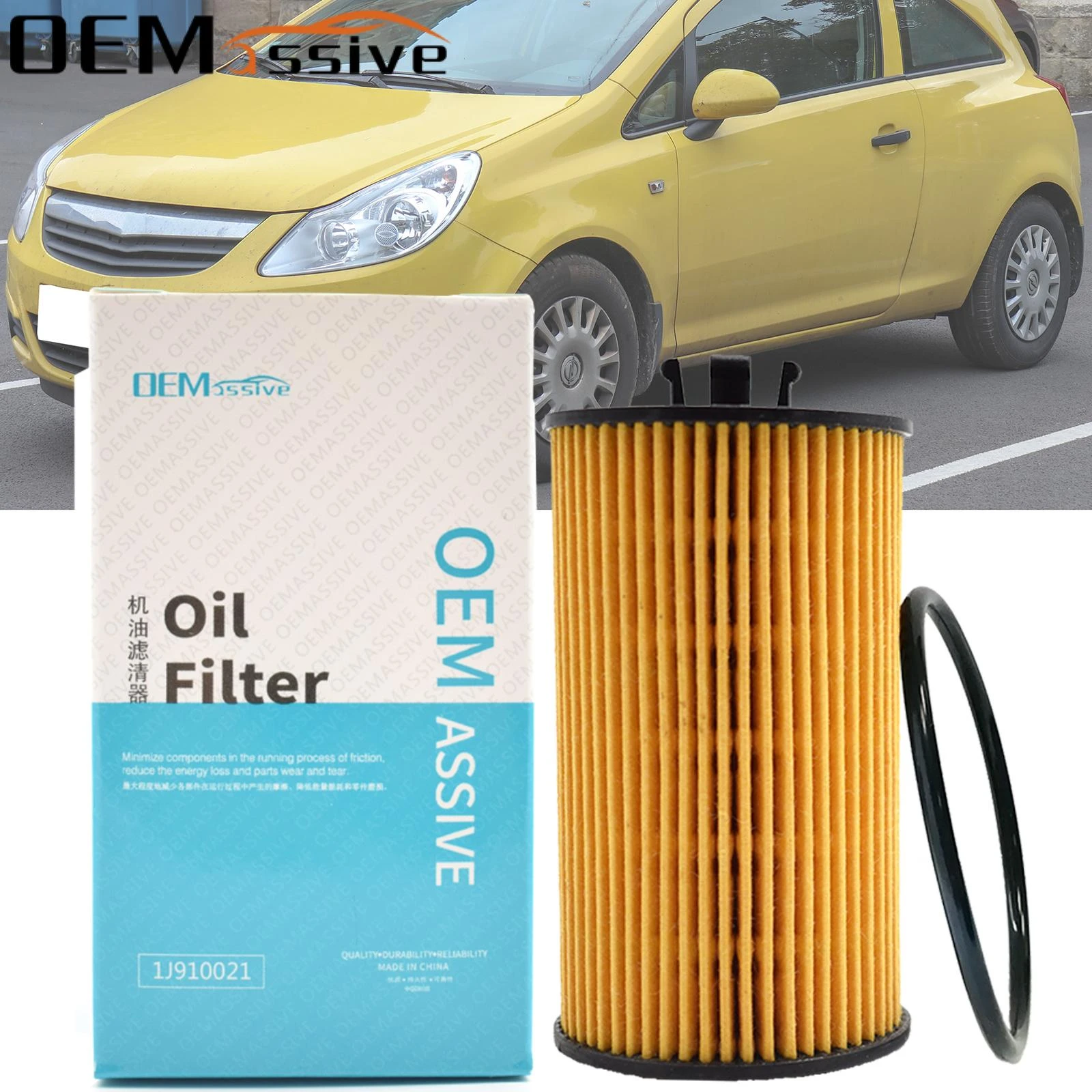 Oil Filter For Opel Vauxhall Corsa D E S07 X15 2006 2017 A10/z10