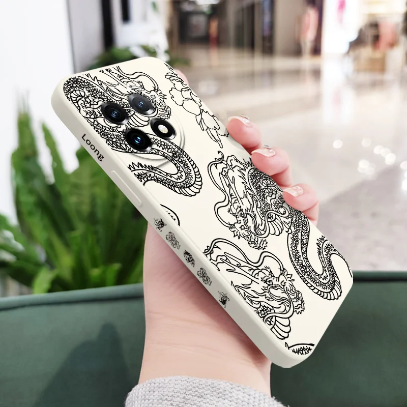 Dragon Travel Liquid Silicone Phone Case - Premium Protection Accessory