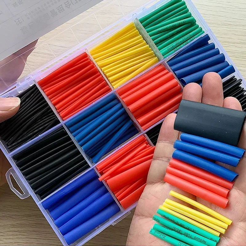 Description Picture 5 of itemHeat Shrink Sleeving Tube Kit Wire Electrical Connection Wire Wrap Cable Protection Thermoresistant Tubing Wrapping Insulation