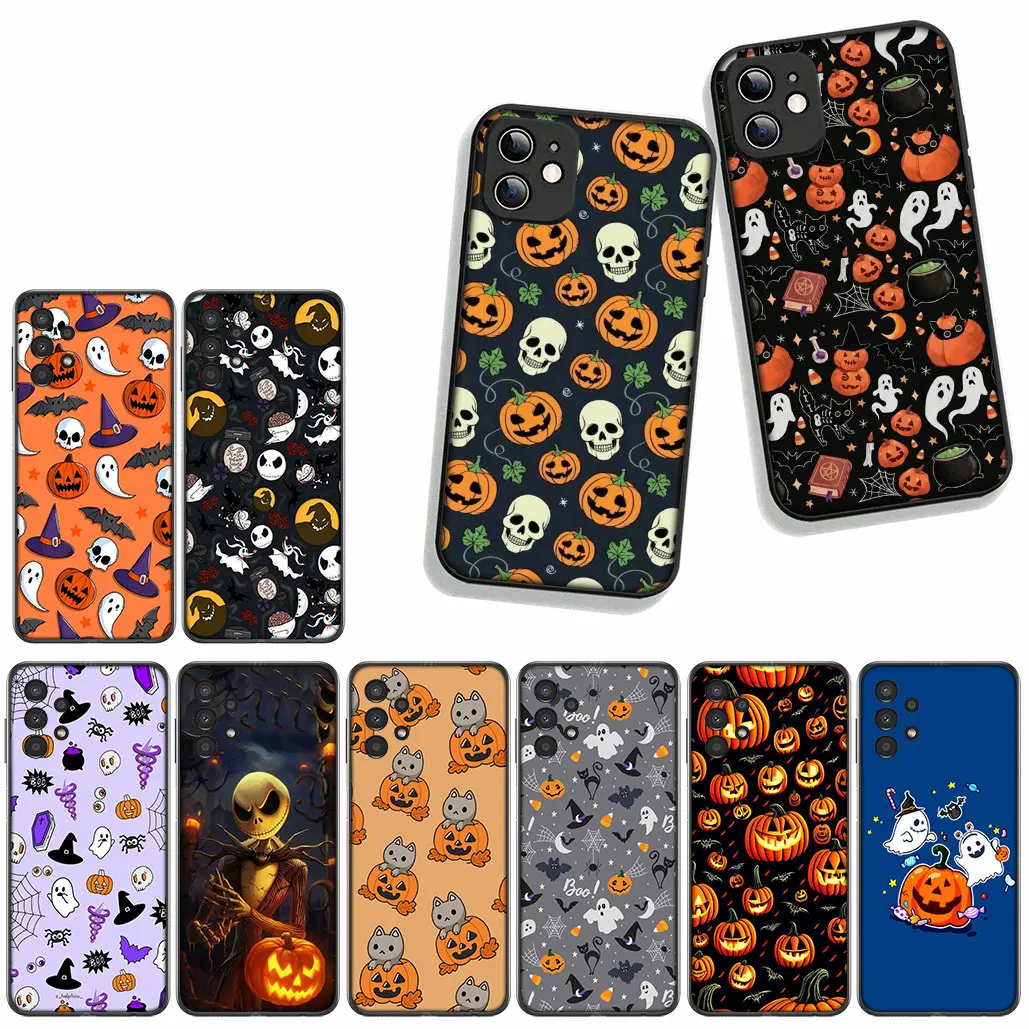 Spooky Little Ghost Halloween Pumpkin Phone Case
