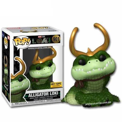 thumbnail image 4 of FUNKO POP - Figuras de acción de nueva llegada con temática de películas y TV, Loki n.° 895, presidente Loki n.° 898, cocodrilo n.° 901, juguetes para niños, regalos, 4 of 5