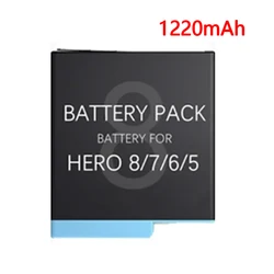 1220mAh Battery for GoPro Hero 8  7  6  5  Black  Sports Camera Battery AHDBT801 Accessory