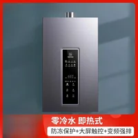 Chauffe-eau électrique domestique 16L, bain de liquéfaction au gaz naturel, évacuation forte, température constante, appareil ménager 4