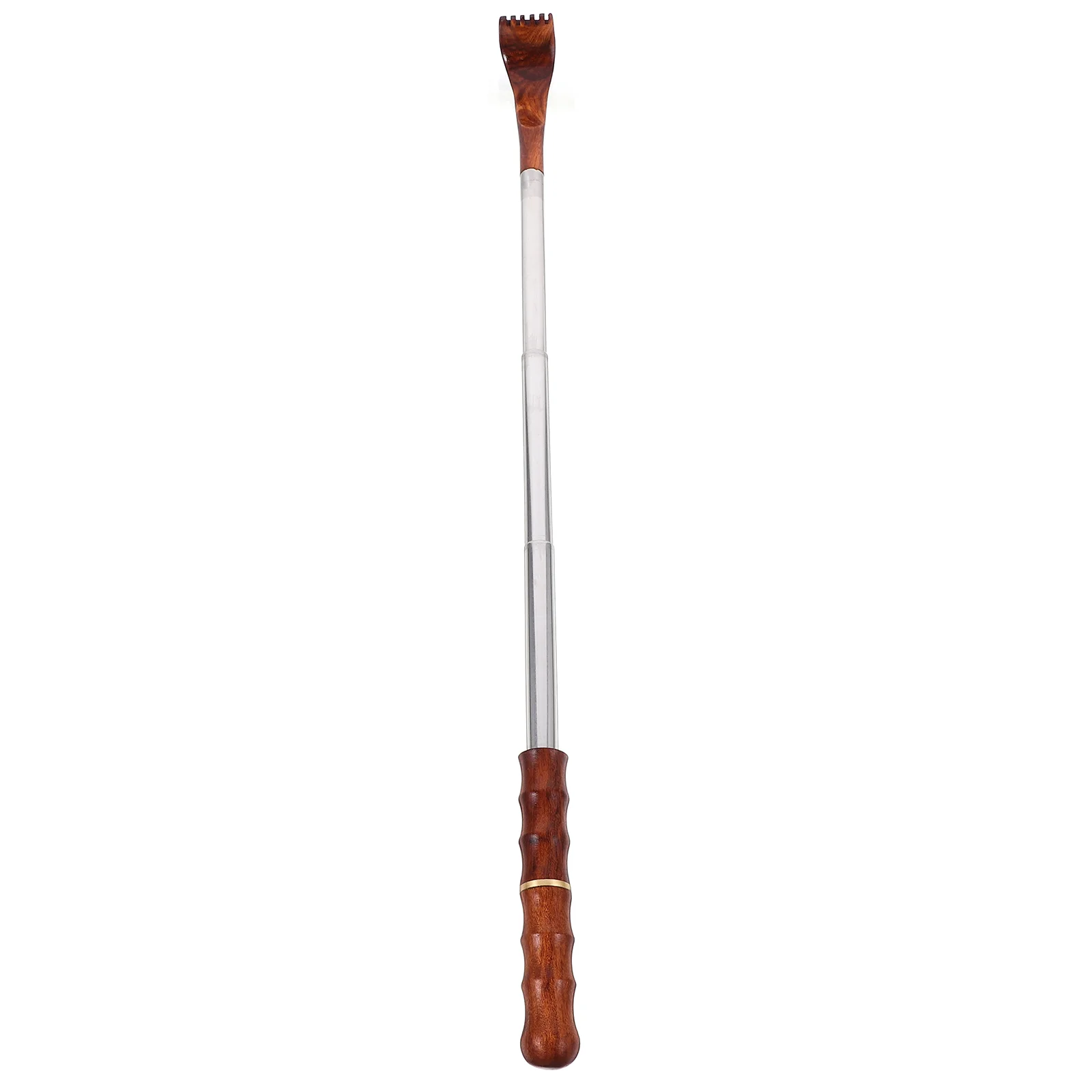 The Shoulder Portable Retractable Bamboo Back Scratcher Wooden Elder Hand Tools Helper Metal Claw