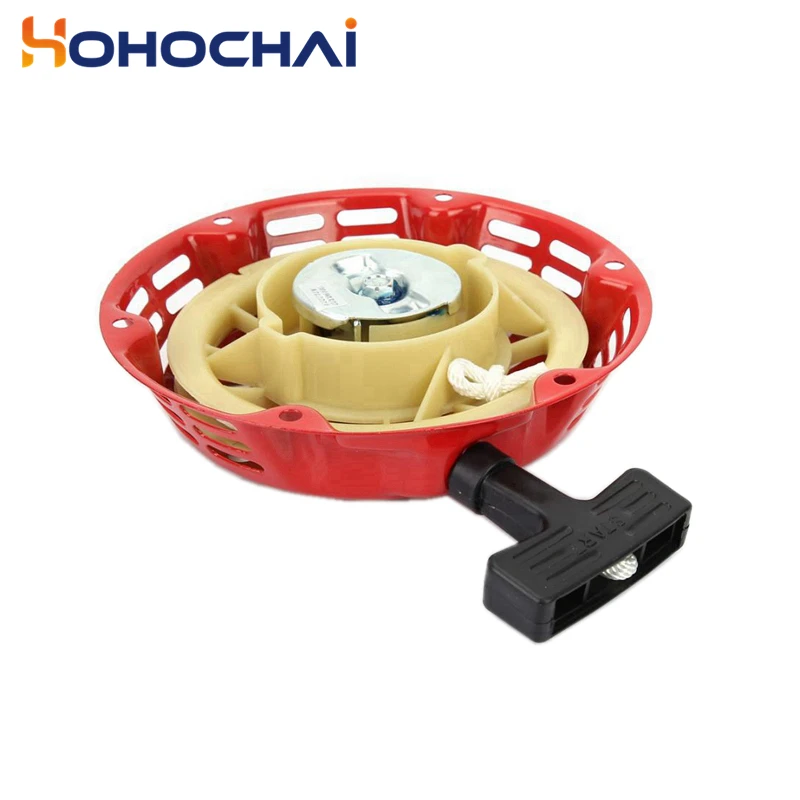 168F 170F 2-3kw 가솔린 발전기 전원 스타터 수동 풀 리코일 스타터 어셈블리 발전기 부품