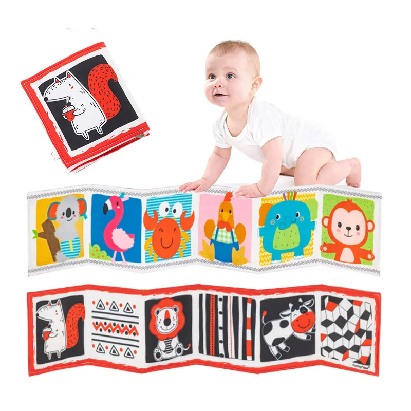 

Visual Crib Enclosure Cloth Book Crib Enclosure Cloth Book Baby Tear & Chew Baby Cloth Book Puzzle Reading Toys