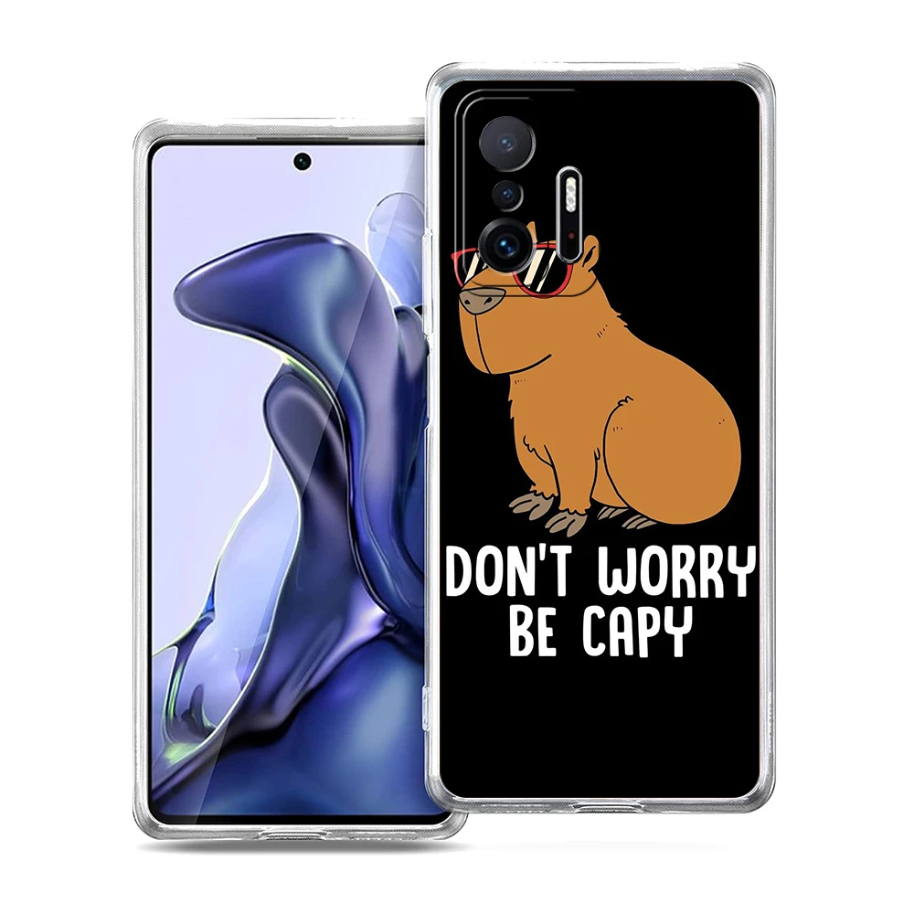 Capybara Cartoon Soft Transparent Phone Case