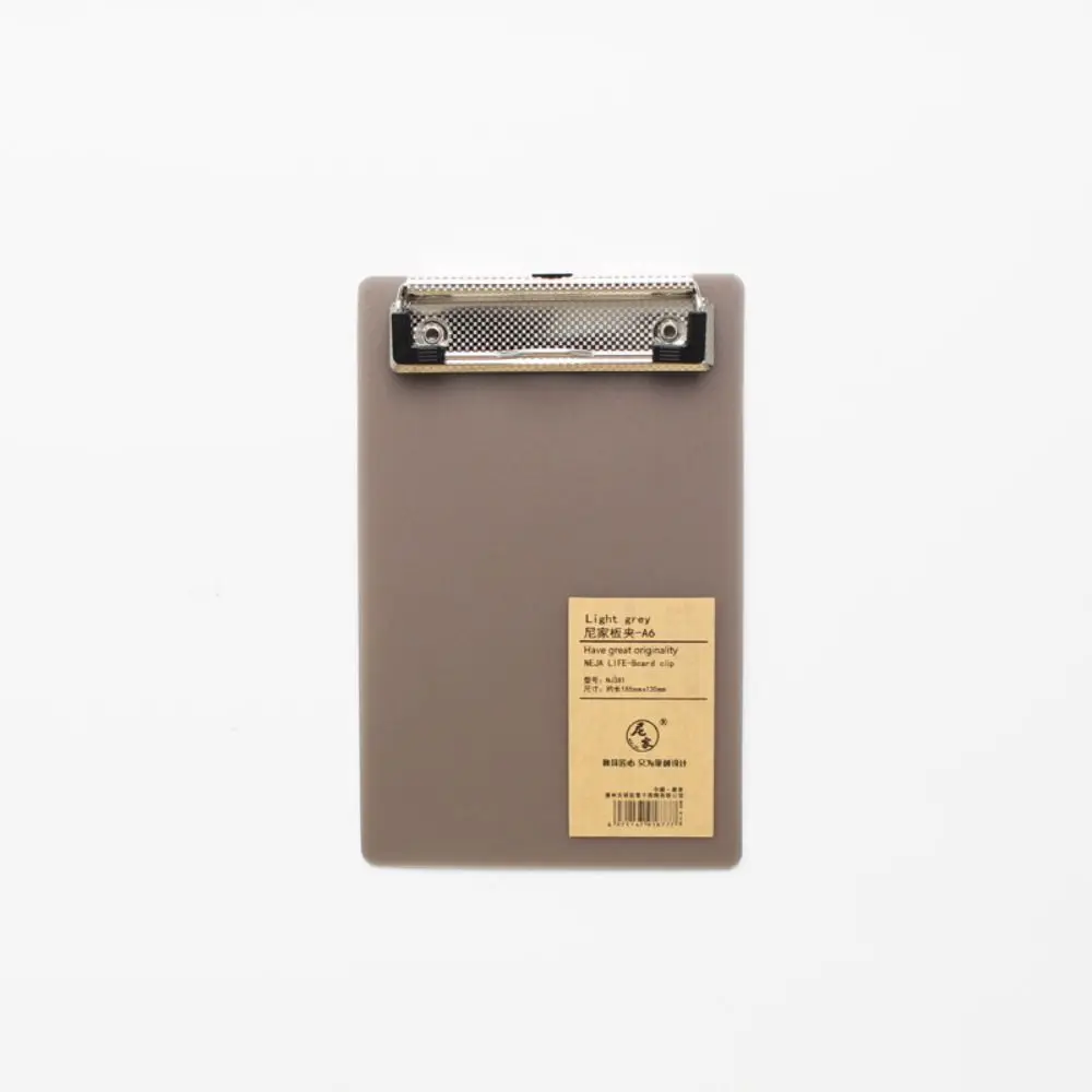 A4A5A6 File Folder Clipboard Writing Pad Memo Single Clip Board Test Paper Storage Organizer School Supplies Office Stationary writing clipboard transparent clipboard