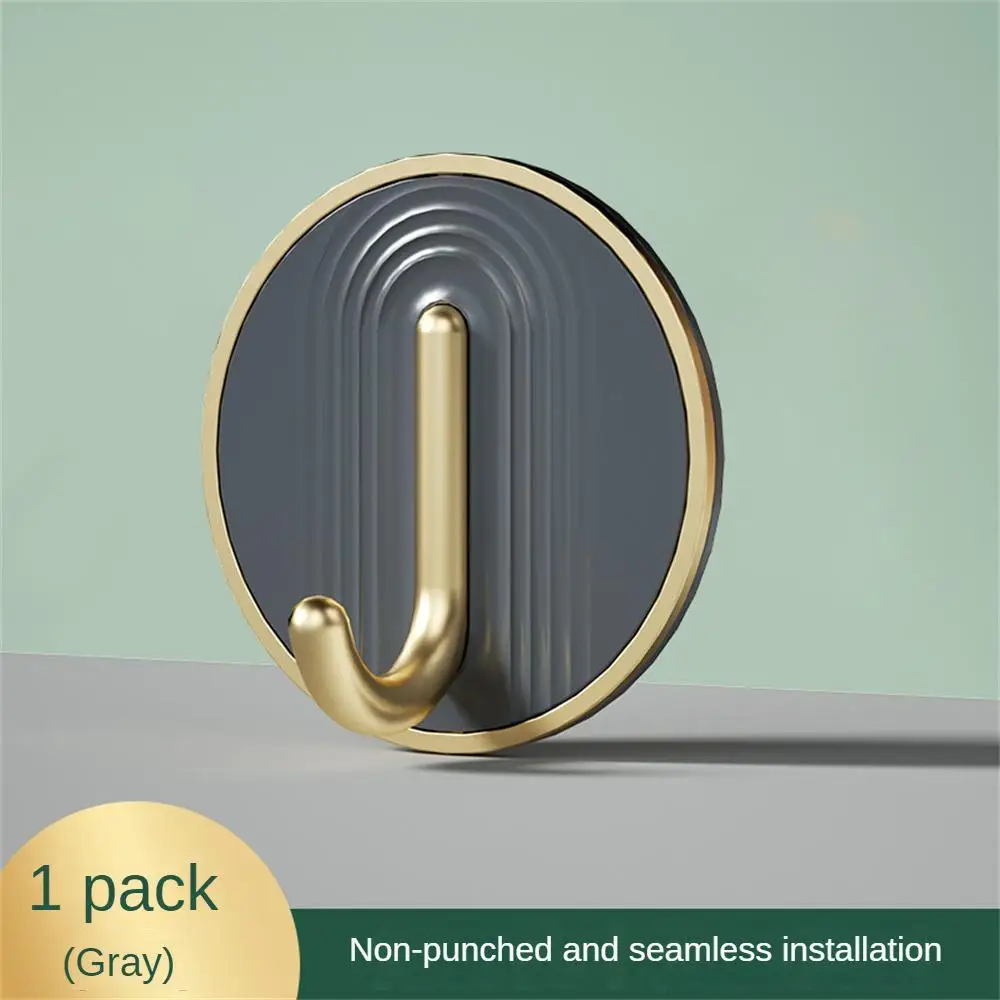 Multi-purpose Wall Hooks Light Luxury Punch-free Hook Strong Self Adhesive Hook Home Towel Clothes Wall Organizer Decor Hook