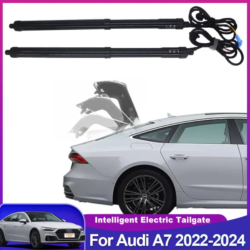

Для Audi A7 2022-2024 электрическая задняя дверь, Встроенная интеллектуальная автоматическая подъемная электрическая задняя дверь, замок для ключа