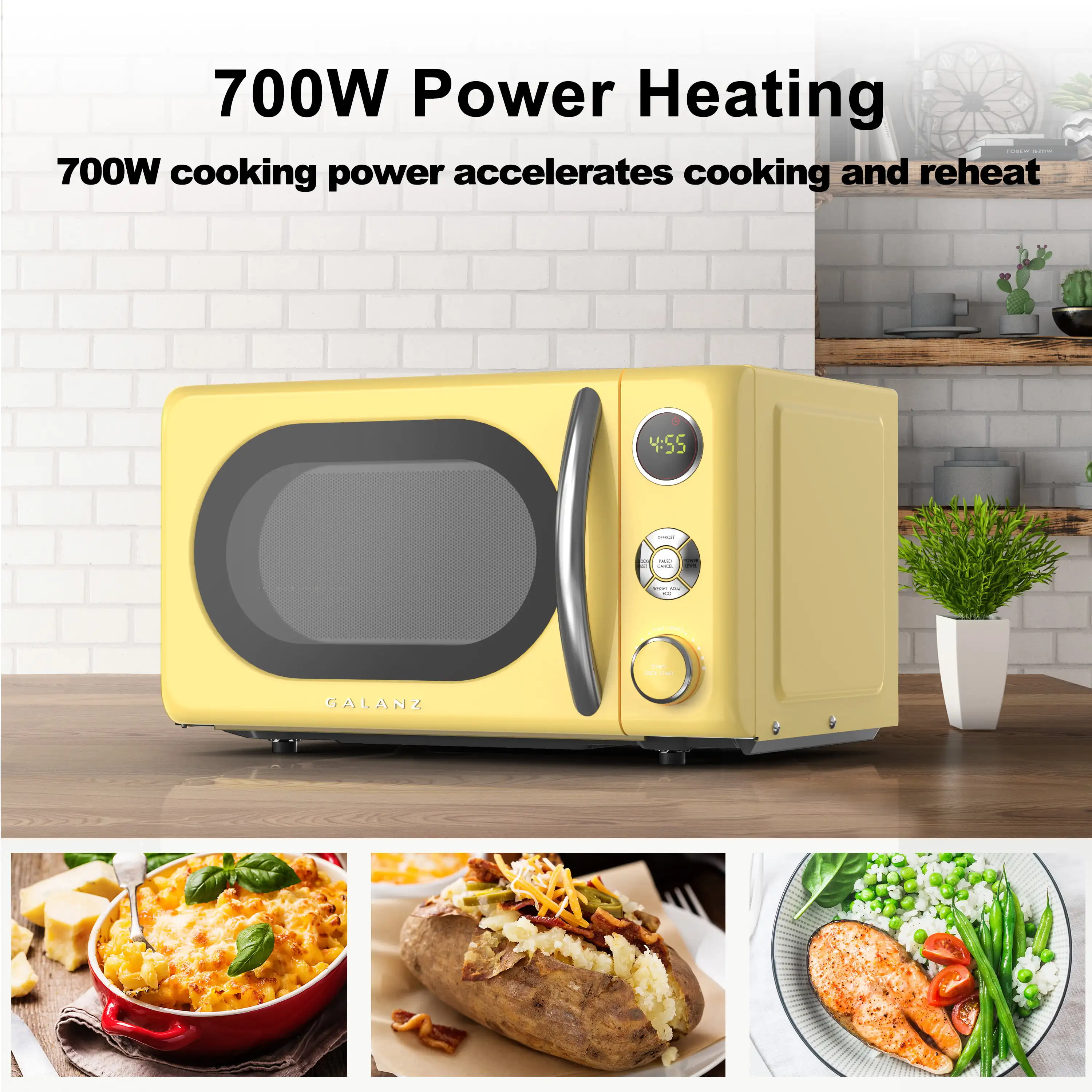 Small Microwave Oven Microwaves 0.7 Cu. Ft/700W Mini Compact Ovens  Countertop for RV Dorm Small Space, Smallest Portable Microwa - AliExpress