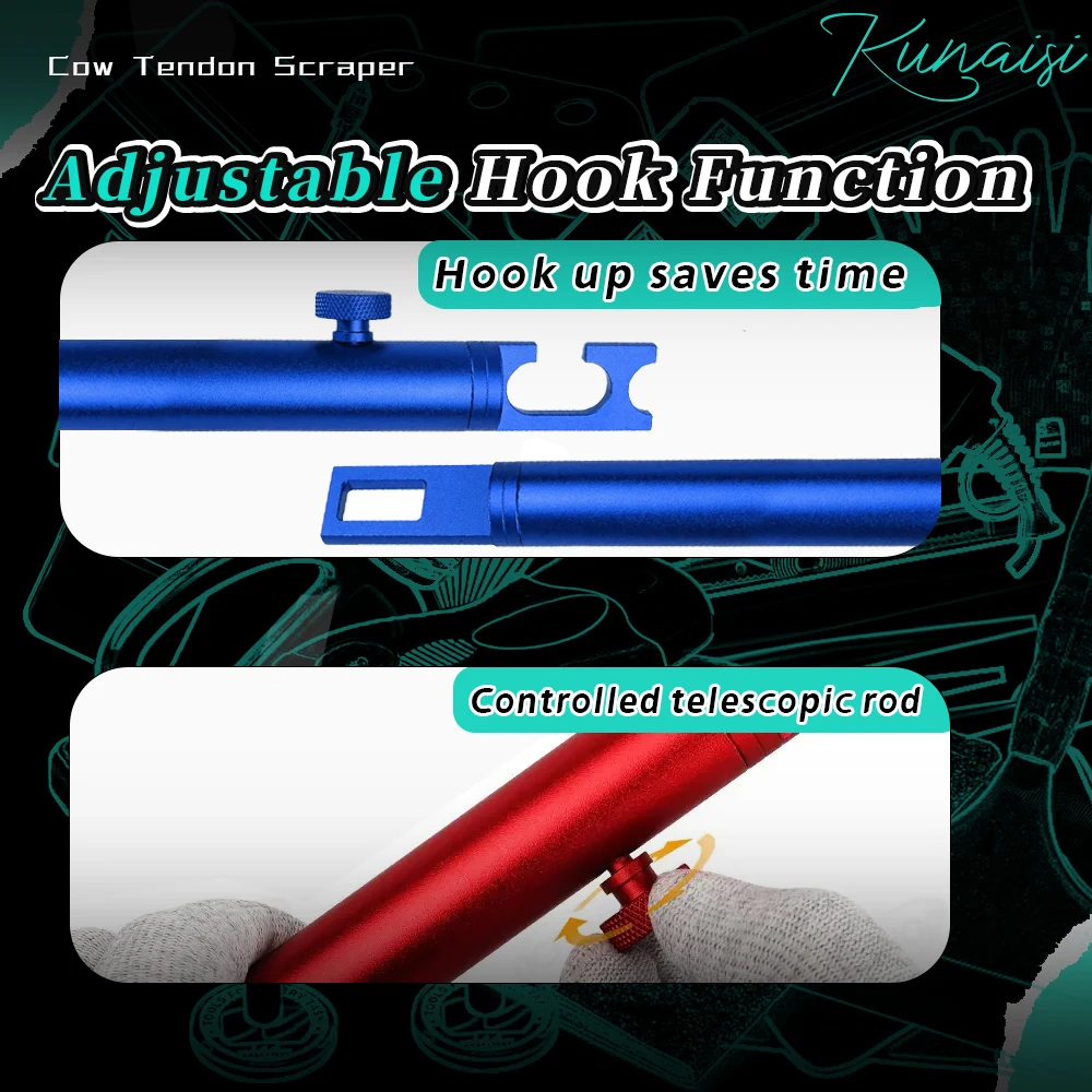 Support Rod for Car Polishing 31-46.5cm Retractable Aluminum Holding Vehicle Trunk Lid Door Fixing Tools