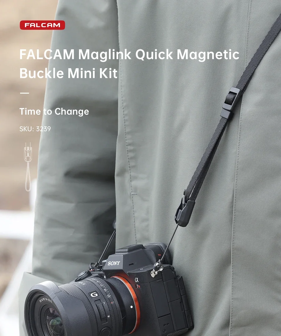 Maglink Magnetic Quick Release Buckle Mini Kit for Shoulder Straps Strong Load-B