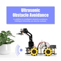 Smart Robot Car Kit for Arduino Programming Mechanical Arm Robot with 4WD Mecanum Wheels for Learning Education Automation Kits 2