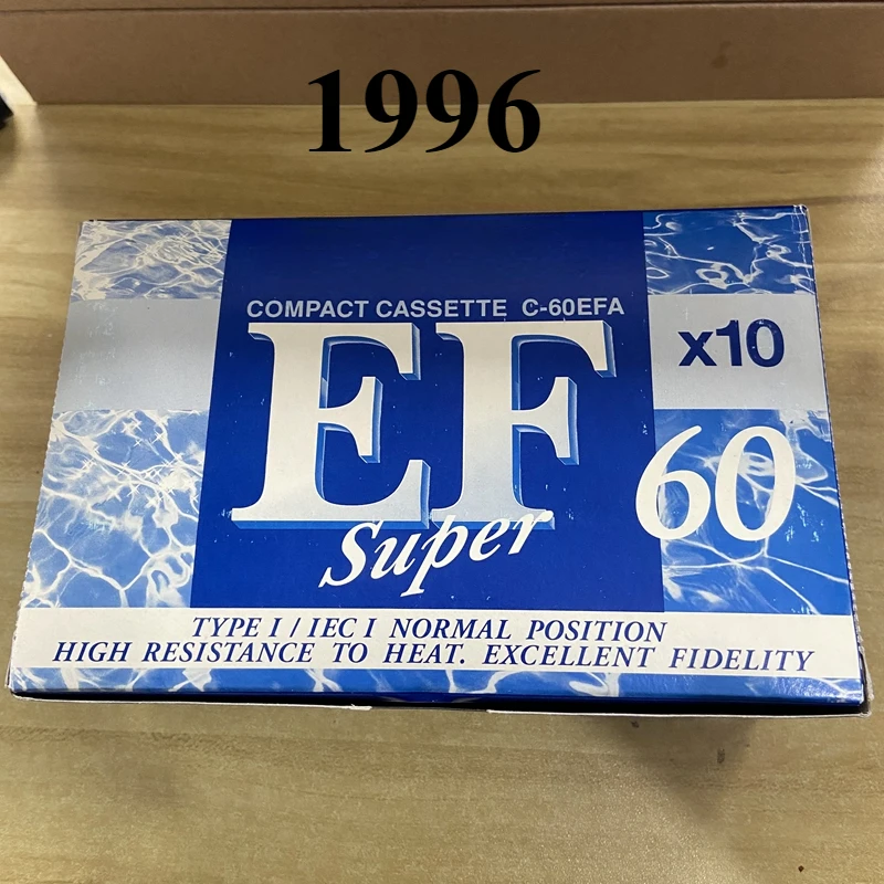 Audio Cassette Tape 60 Minute 10pcs