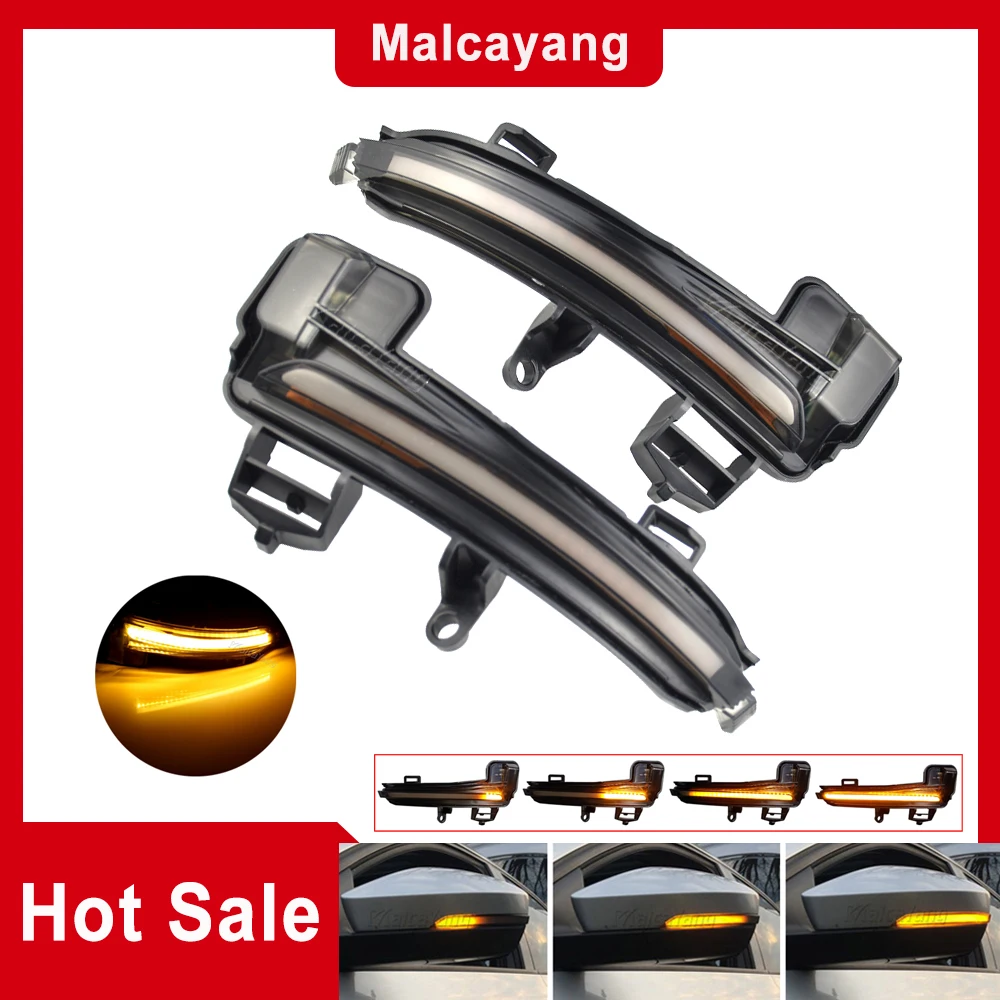 Per Skoda Superb A7 Mk3 B8 2016-2019 Side Mirror Flasher Light Led Dynamic Sequential Turn Signal Blinker