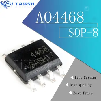 10 pz/lotto AO4468 SOP8 4468 SOP SMD nuovo transistor MOS FET