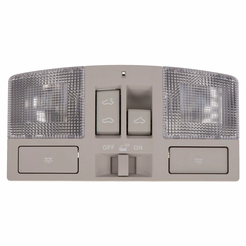 

Brand New Reading Light Car Roof 1PC BBM6-69-970 Console Map Lamp Gray Interior Replacement With Sunroof Switch