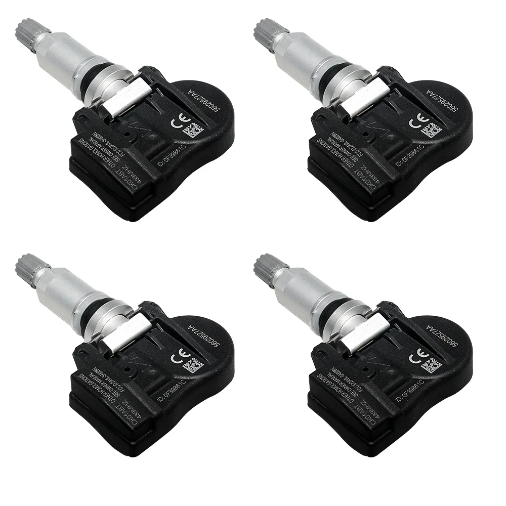 타이어 압력 모니터링 시스템 센서, 지프 그랜드 체로키 WK 랭글러 JK 커맨더 56029527AA TPMS, 433Mhz, 68001698AA, 4 개