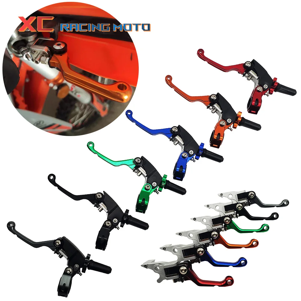 

Motorcycle Pit Dirt Bikes Folding Aluminum CNC Clutch Lever Brake Lever For KAYO T2 T4 T6 K6 CR CRF KLX YZF EXC SX Xmotos BSE