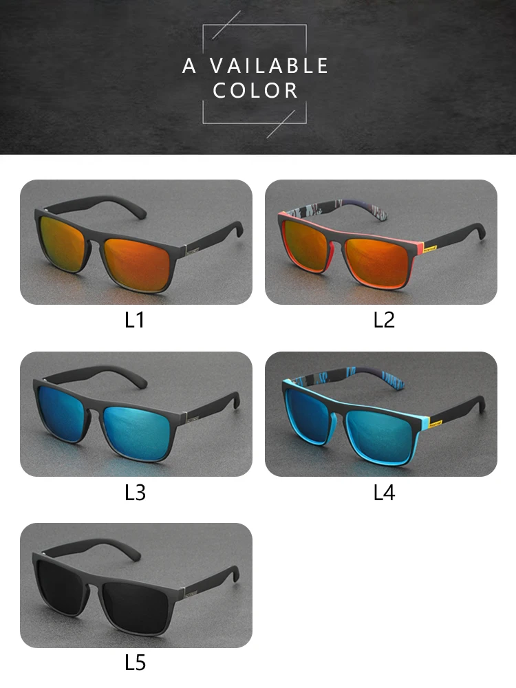 Classic Fashion Polarized Sunglasses Fishing Golf Driver Driving Eyewear Wild Mountaineering And Camping Glasses UV400 5