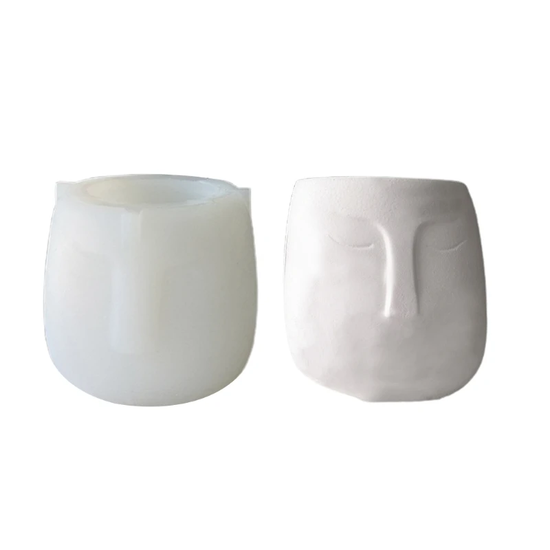 3D Resin Plaster Cement Concrete Flower Pot Vase Mould for Casting Mold Tool