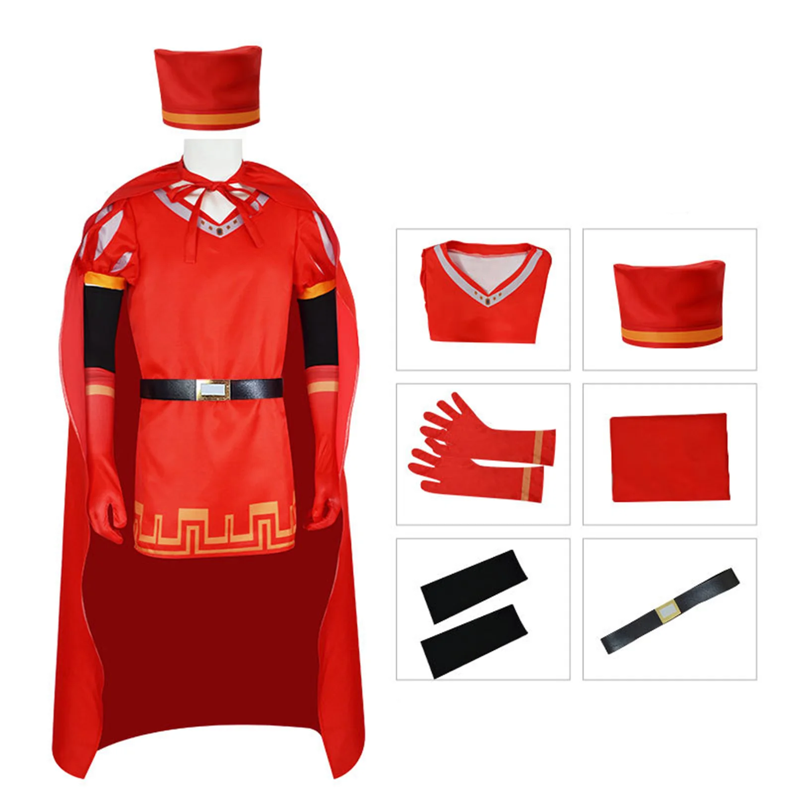 thumbnail image 1 of Disfraces de cosplay de Lord Farquaad para hombres, adultos, niños, disfraces de Halloween, juegos de rol, fiestas, 1 of 4