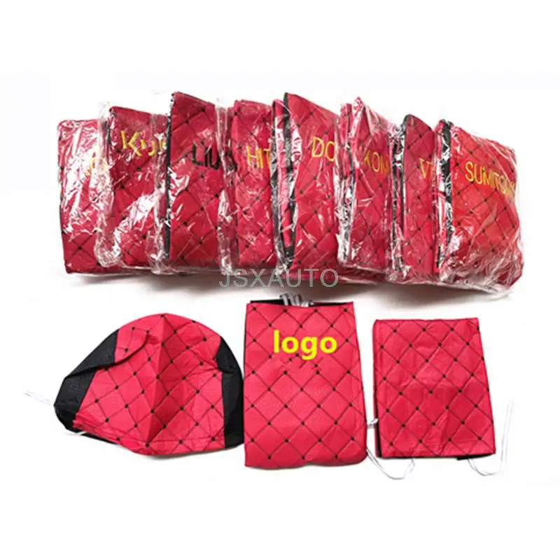 For Doosan Cat Hitachi Kobelco Sany Hyundai Liugong Komatsu Xcmg Volvo Sdlg kato kubota sumitomo Excavator Seat Cover Seat Cover