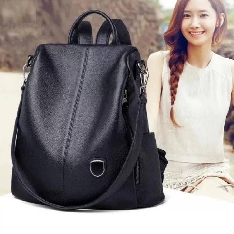 ZOOLER 100% Full COW leather backpack Women Genuine Leather Bags  School Girl Skin Backpacks сумка женская 2022 Travel Bolsa