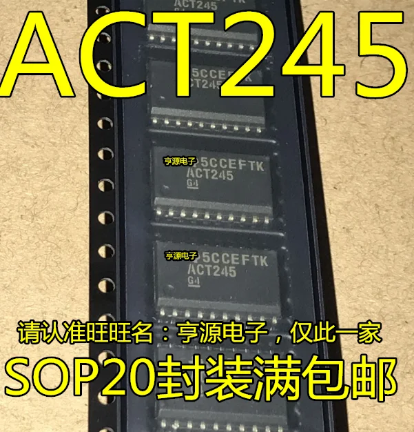 

2 шт./партия 100% новый SN74ACT245 SN74ACT245DWR ACT245 SO20-7.2MM IC