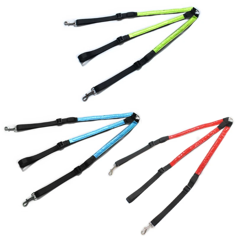 

Horse Webbing Harness Collar Breastplate Night Visible Safe LED Light Chest Belt