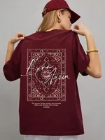 CGC 2025 nouveau Vintage femmes graphique T-shirt 100% coton été à manches courtes y2k hauts décontracté surdimensionné T-shirt femme vêtements 4